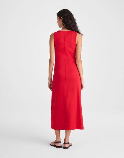 Madewell Scoopneck Tank Maxi Dress in Compact Cotton