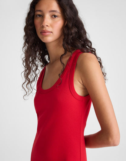 Madewell Scoopneck Tank Maxi Dress in Compact Cotton