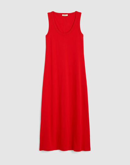 Madewell Scoopneck Tank Maxi Dress in Compact Cotton