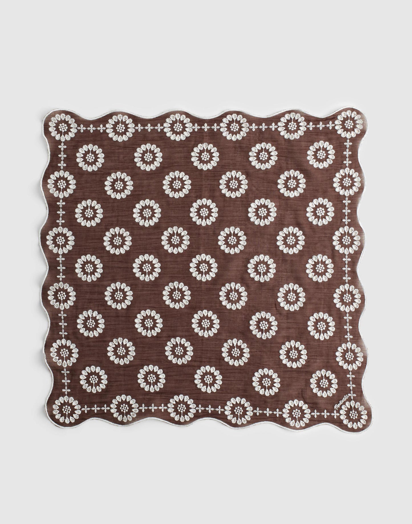 Madewell Organic Cotton Eyelet Bandana