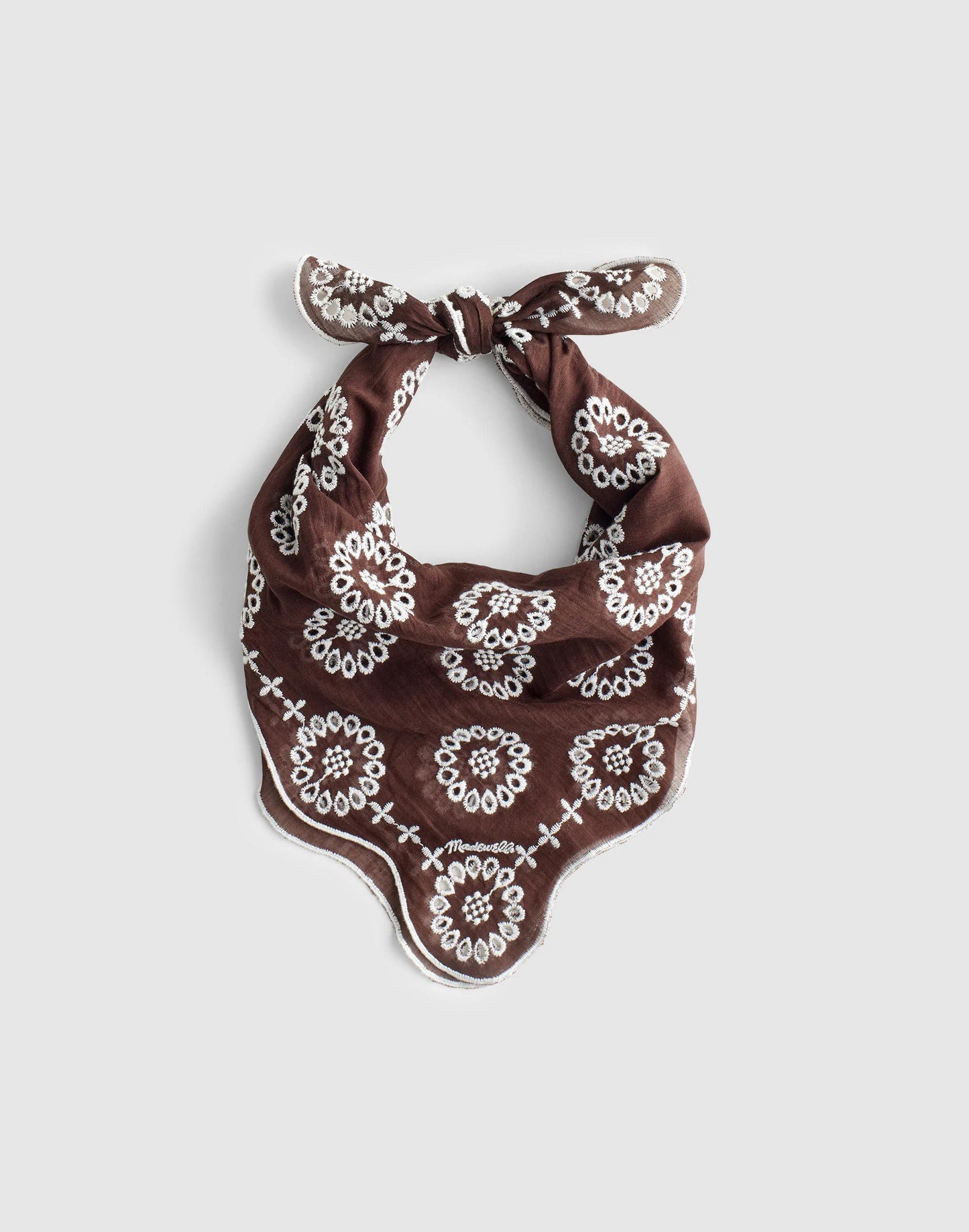 Madewell Organic Cotton Eyelet Bandana