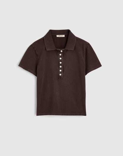 Madewell Shrunken Polo in Cotton Pique