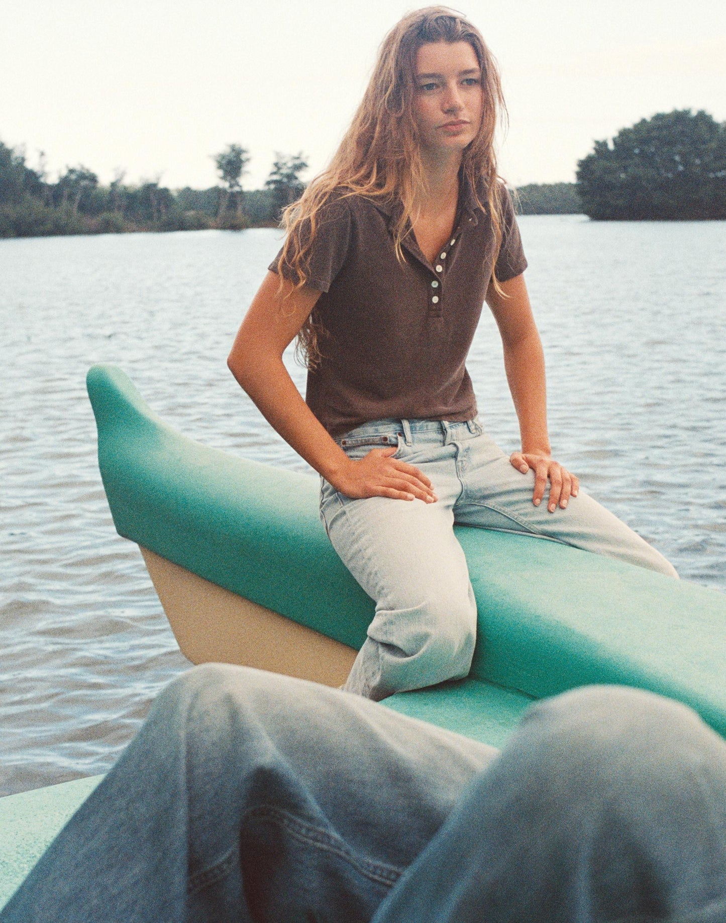 Madewell Shrunken Polo in Cotton Pique