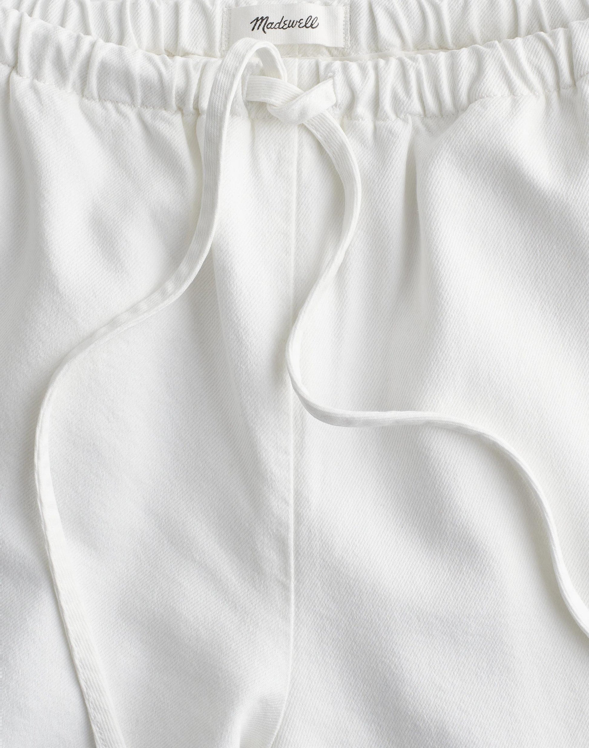 Madewell Embroidered Denim Pull-On Pants