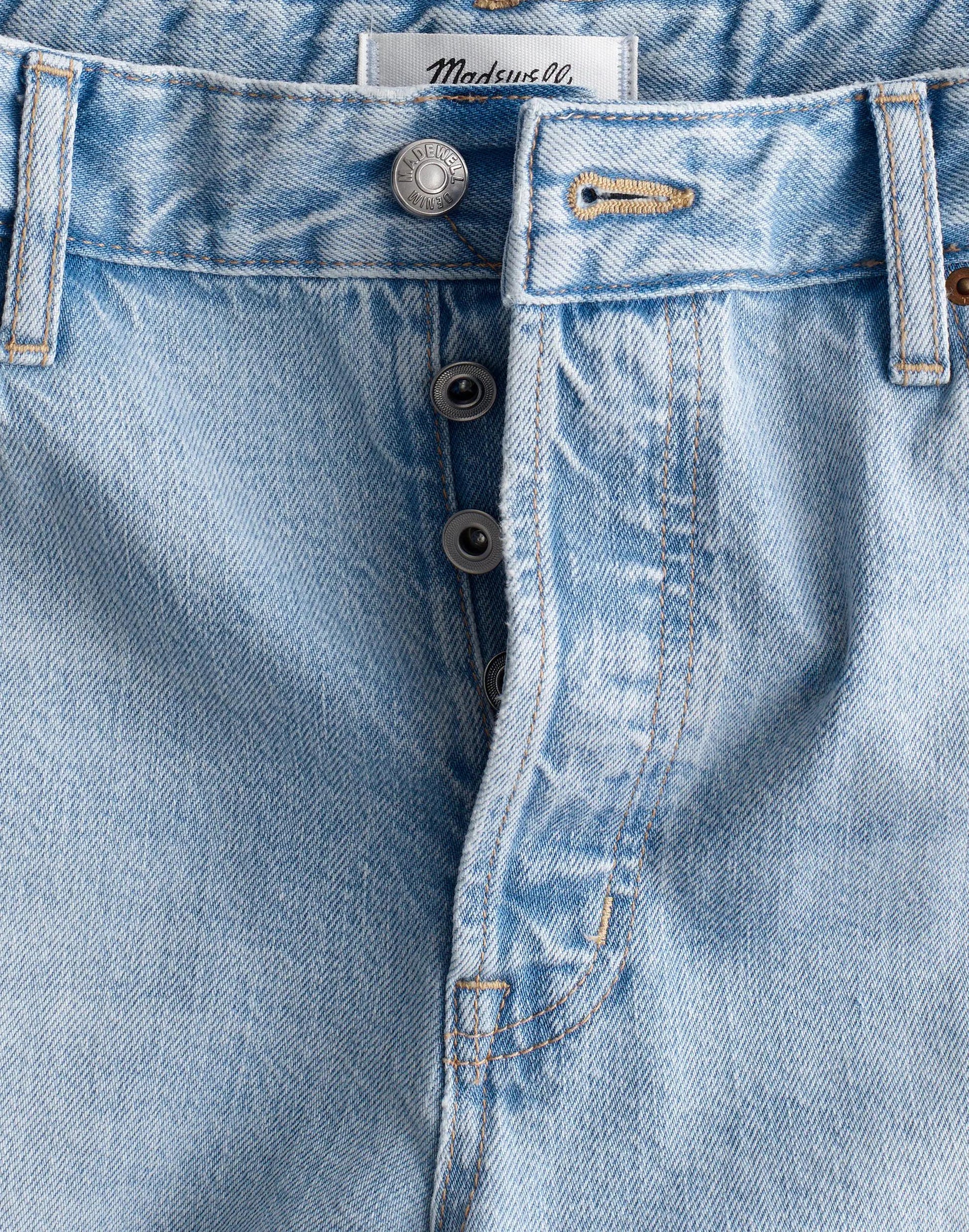 Madewell Curvy Low-Slung Baggy Crop Jeans in Foster Wash