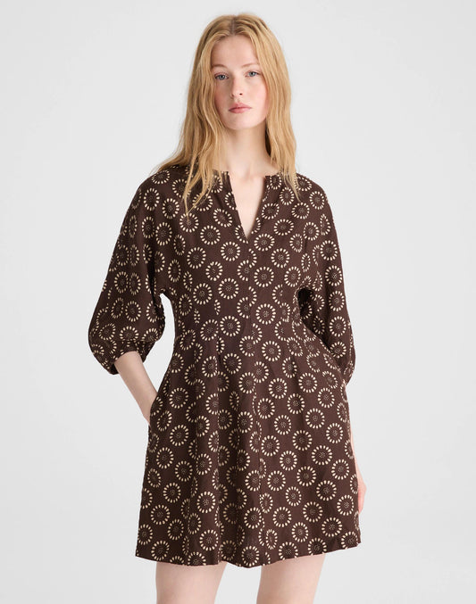 Madewell Splitneck Mini Dress