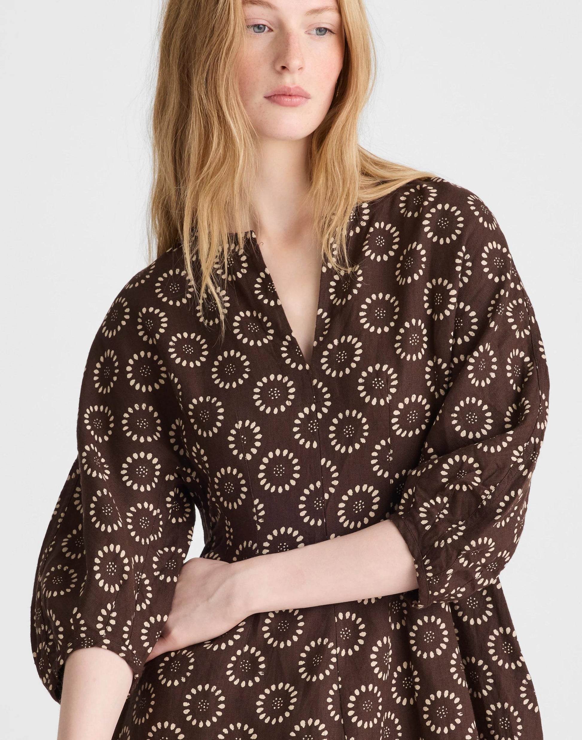Madewell Splitneck Mini Dress