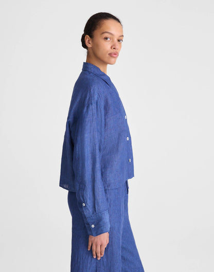 Madewell Straight-Hem Shirt in 100% Linen