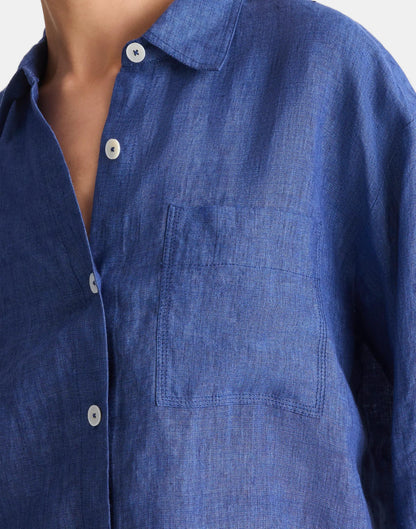 Madewell Straight-Hem Shirt in 100% Linen