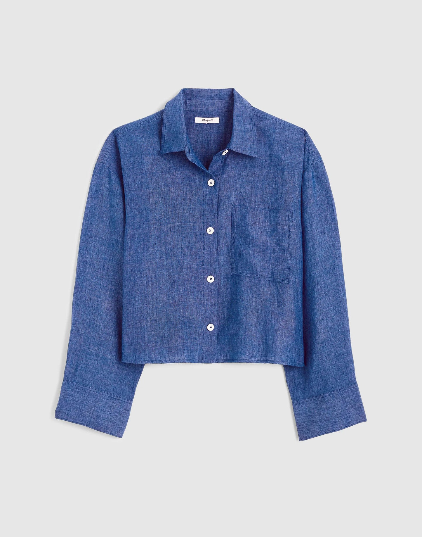 Madewell Straight-Hem Shirt in 100% Linen