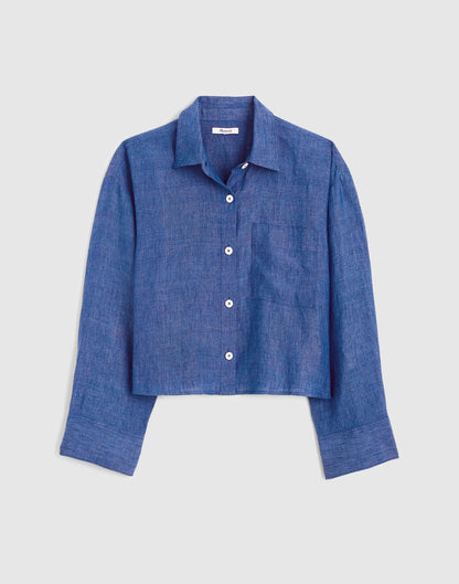 Madewell Straight-Hem Shirt in 100% Linen