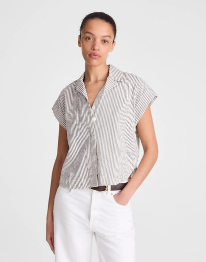 Madewell Notch-Collar Popover Shirt