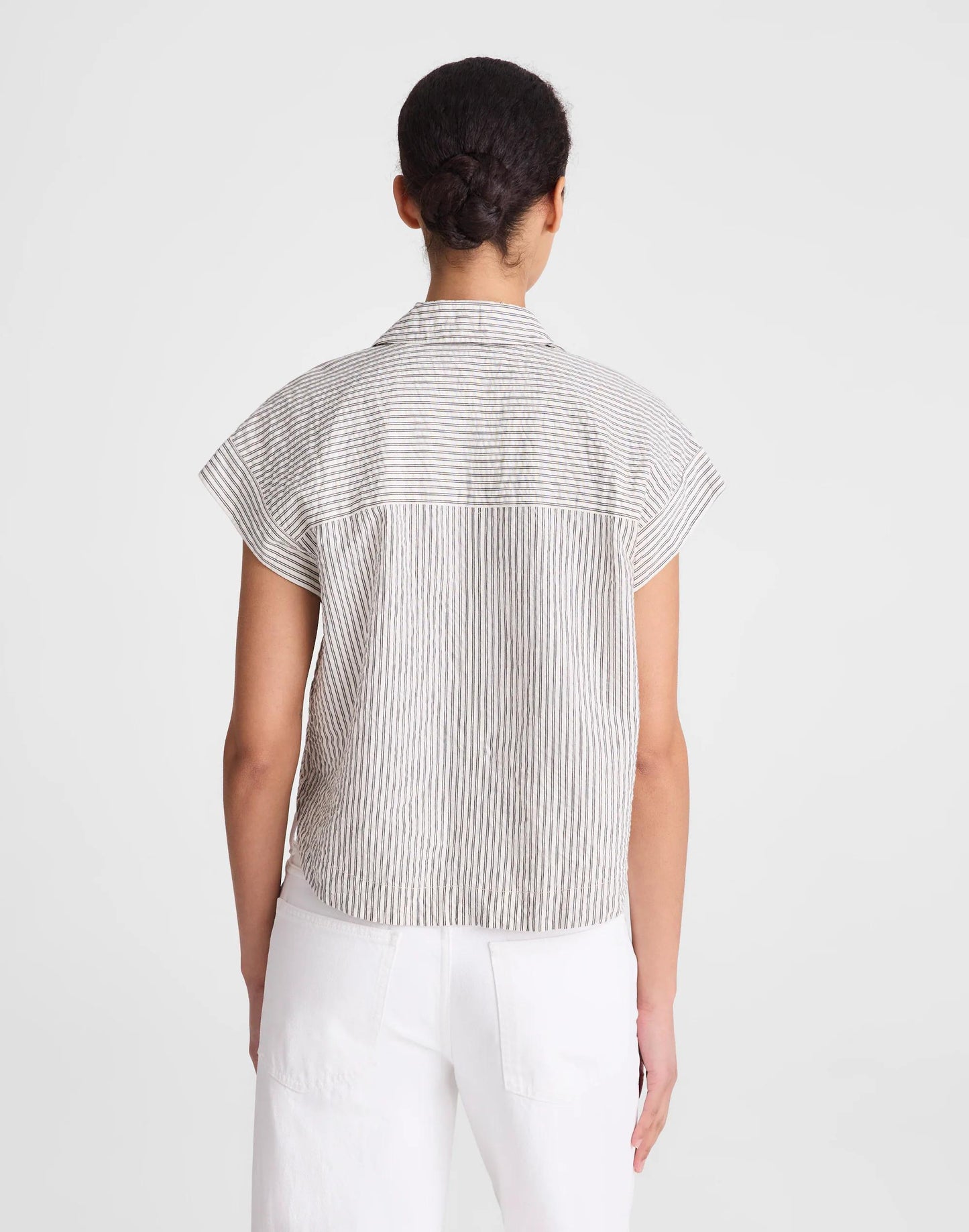 Madewell Notch-Collar Popover Shirt