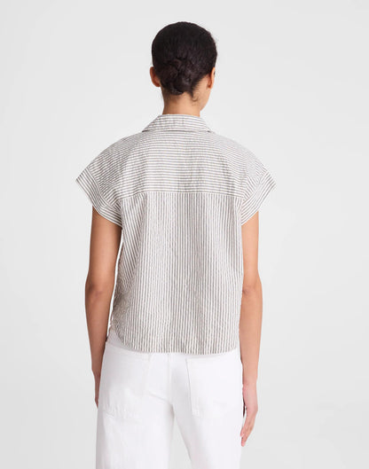 Madewell Notch-Collar Popover Shirt