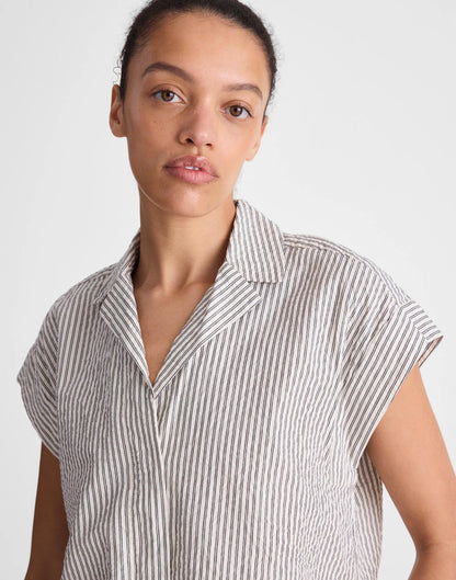 Madewell Notch-Collar Popover Shirt