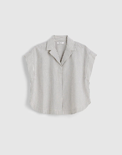 Madewell Notch-Collar Popover Shirt