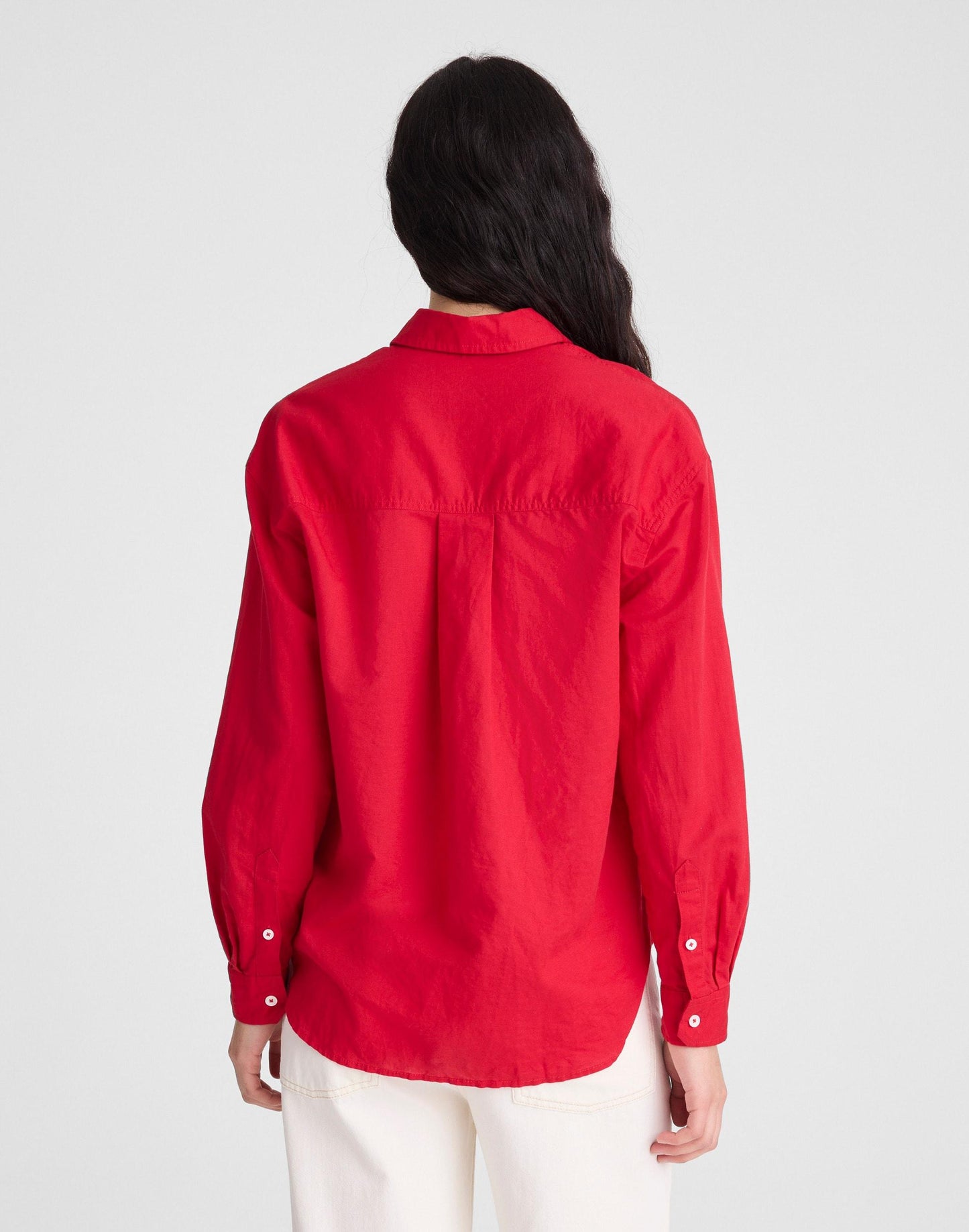 Madewell The Easy Shirt in Linen Blend