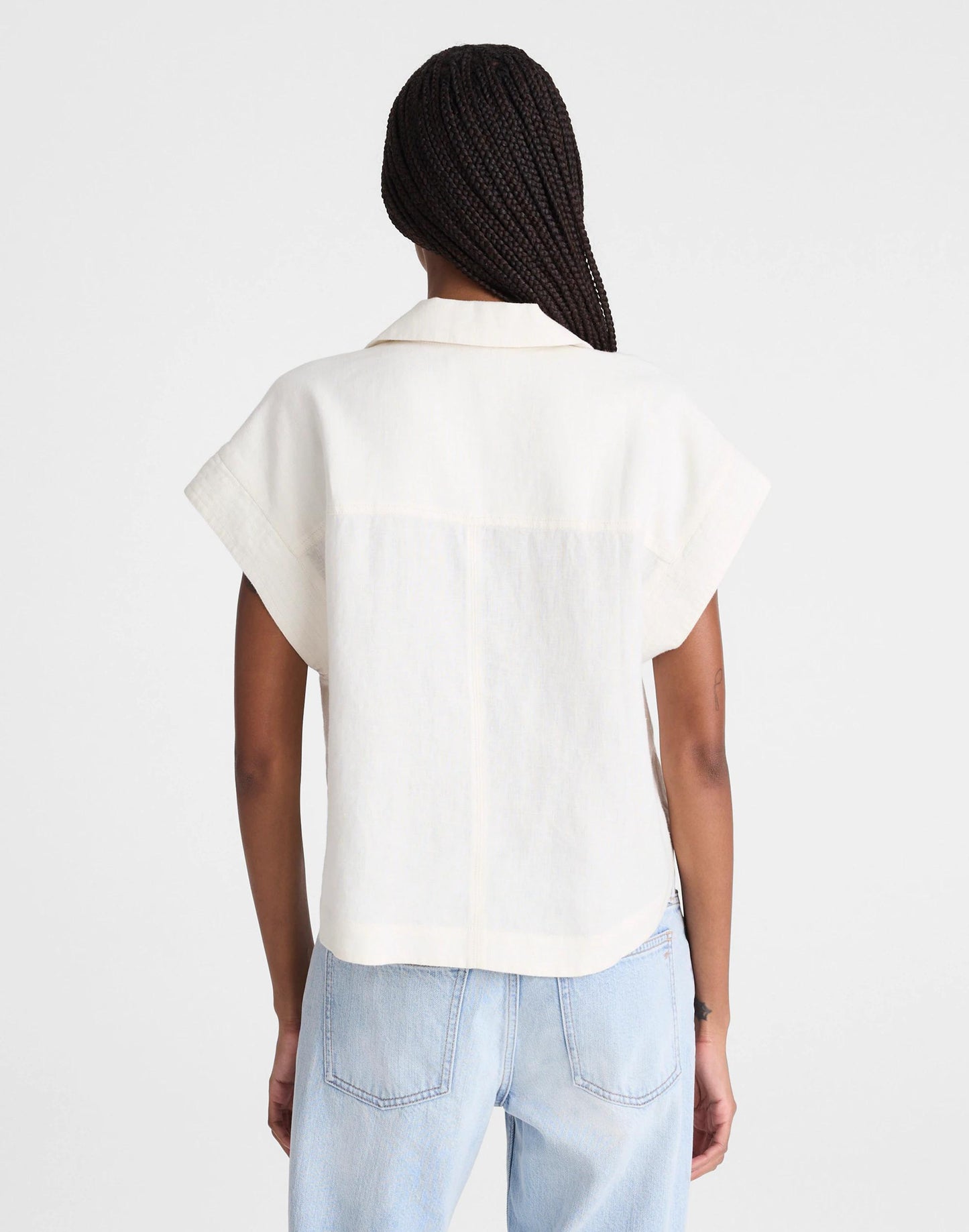 Madewell Notch-Collar Popover Shirt