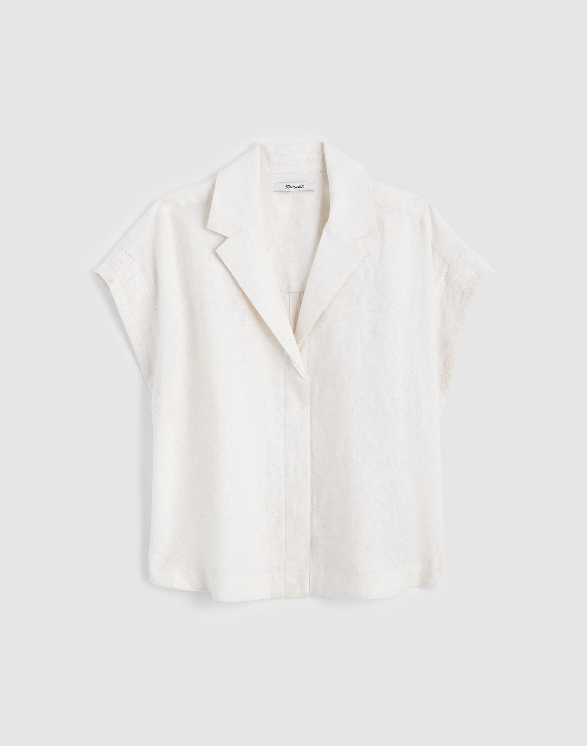 Madewell Notch-Collar Popover Shirt