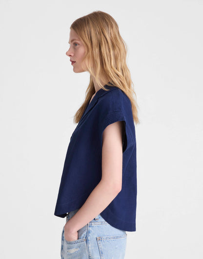 Madewell Notch-Collar Popover Shirt