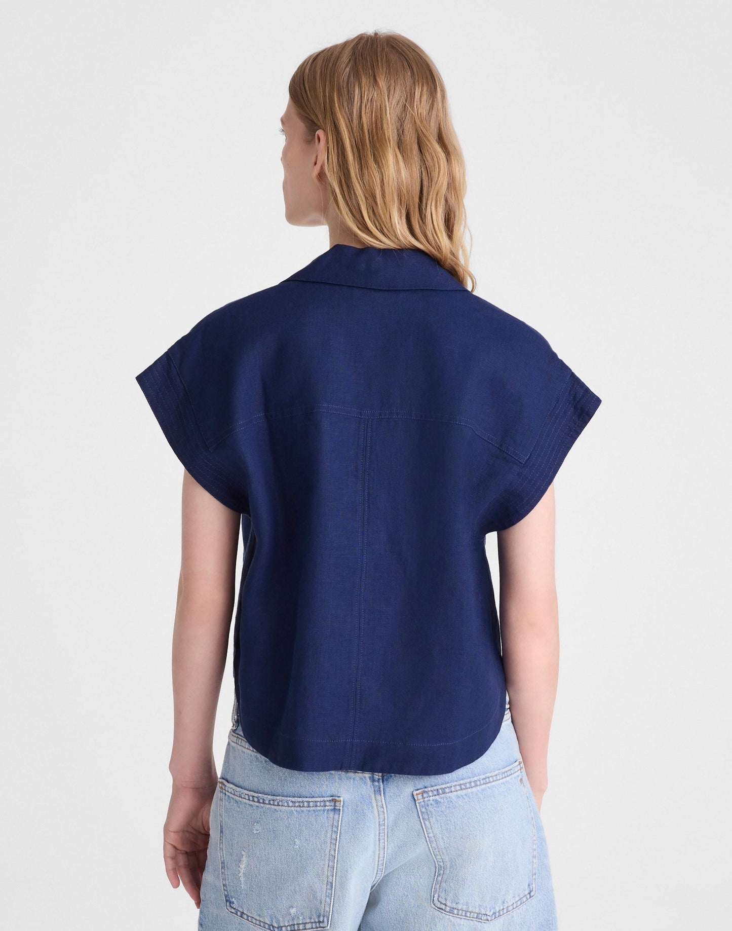 Madewell Notch-Collar Popover Shirt