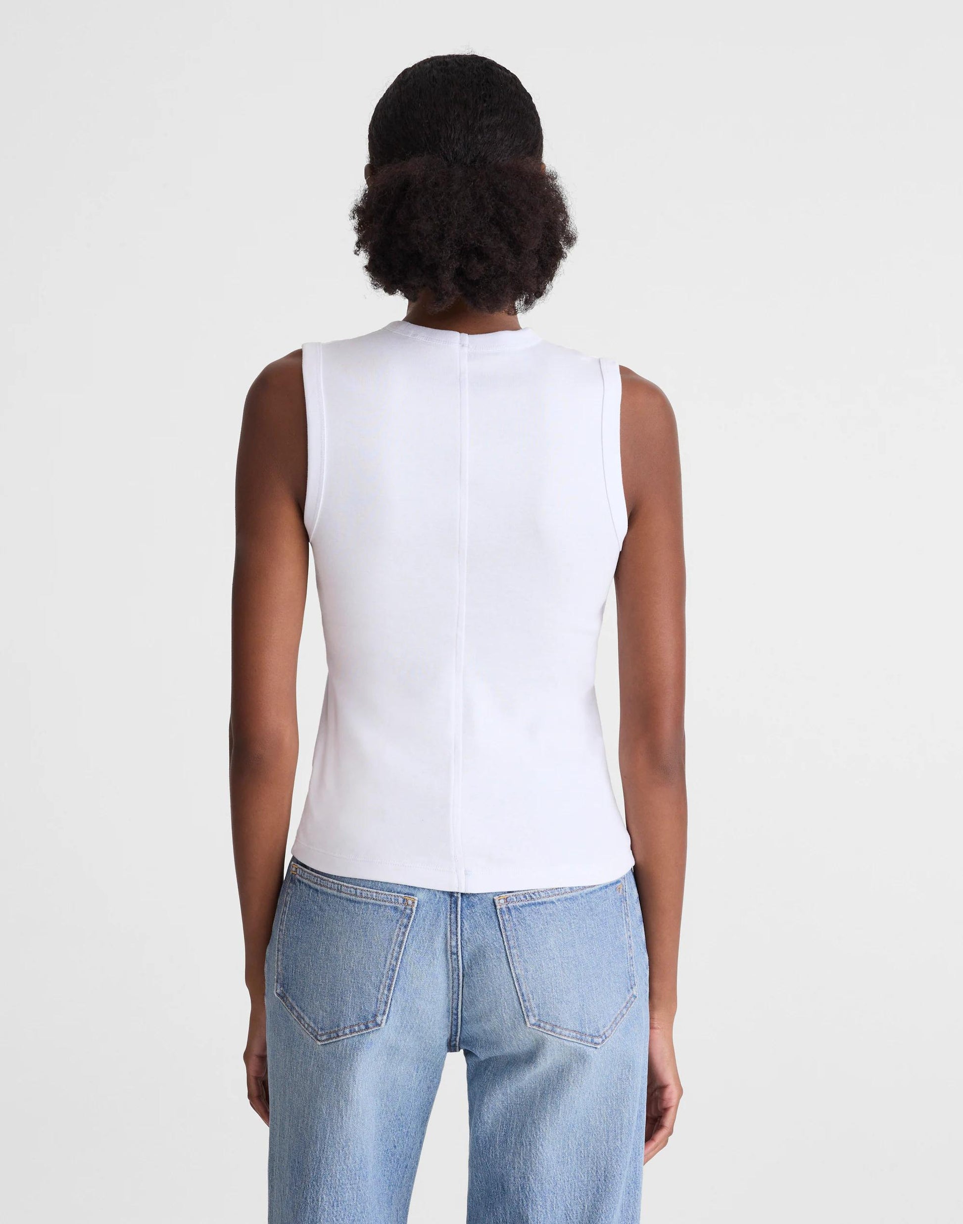 Madewell The '90s Shell Tank in Compact Cotton