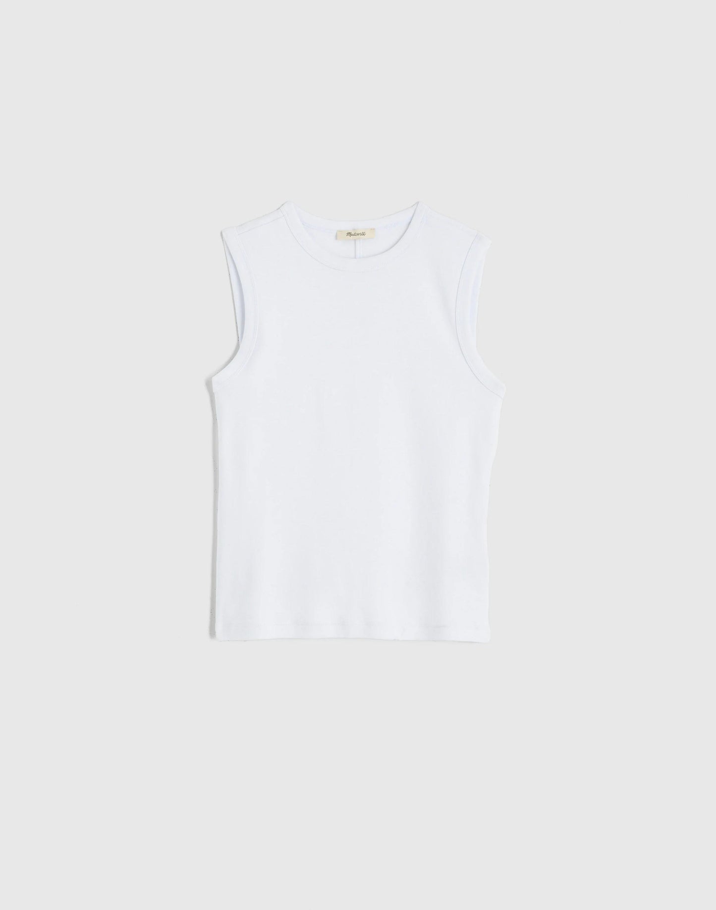 Madewell The '90s Shell Tank in Compact Cotton