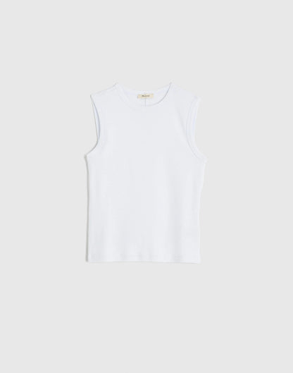 Madewell The '90s Shell Tank in Compact Cotton