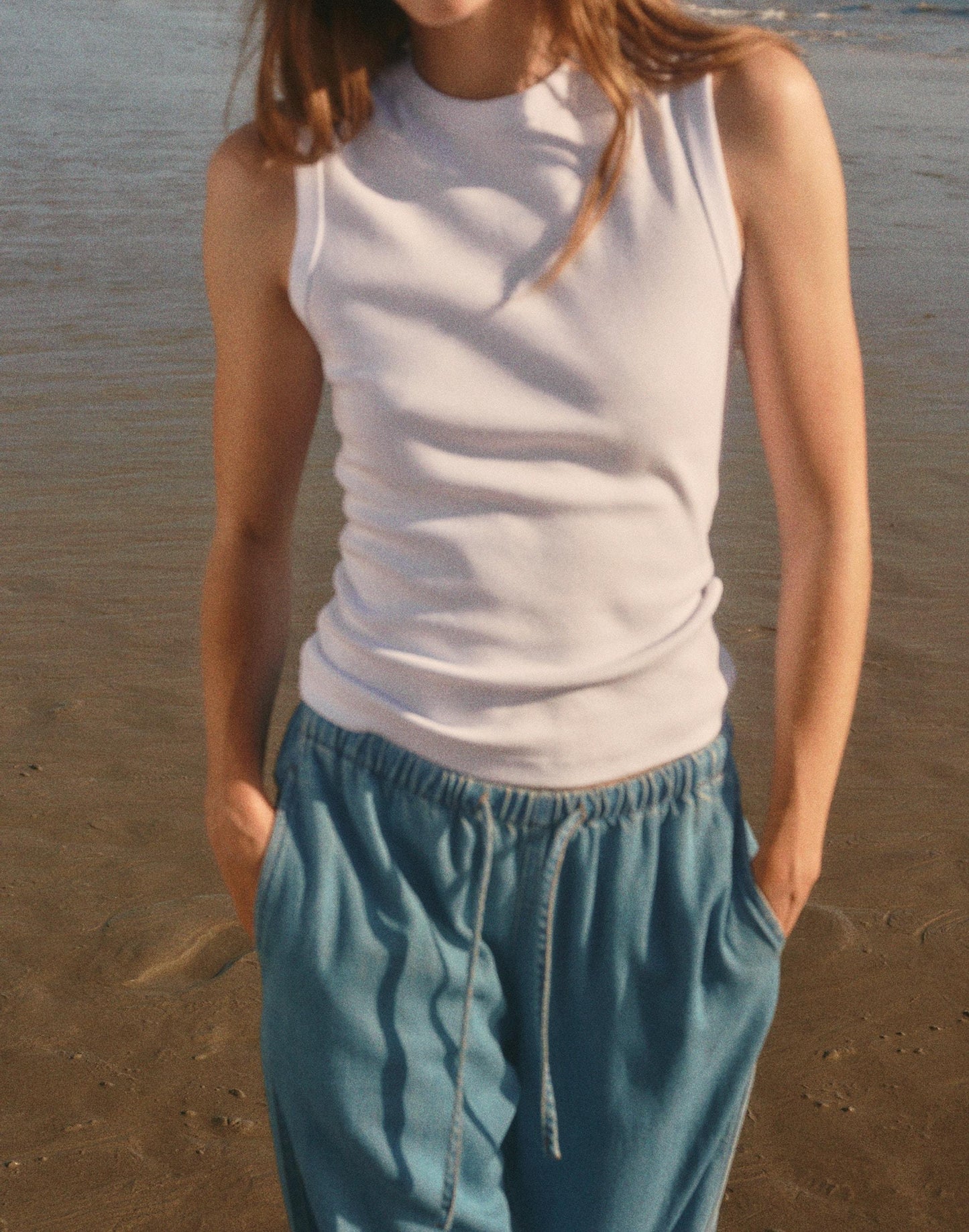 Madewell The '90s Shell Tank in Compact Cotton