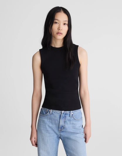 Madewell The '90s Shell Tank in Compact Cotton