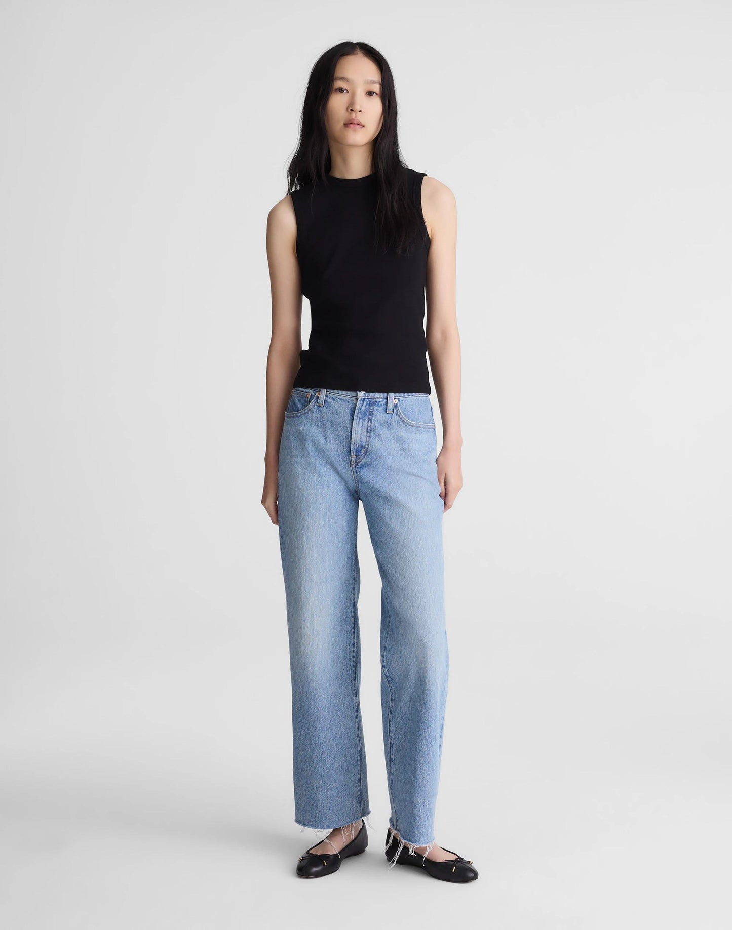 Madewell The '90s Shell Tank in Compact Cotton
