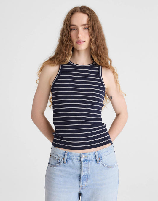 Madewell The Essential Tank in Utility Rib