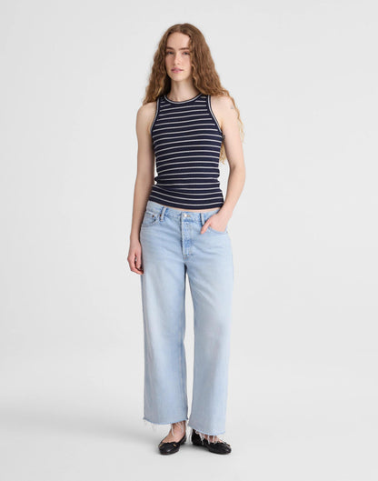 Madewell The Essential Tank in Utility Rib