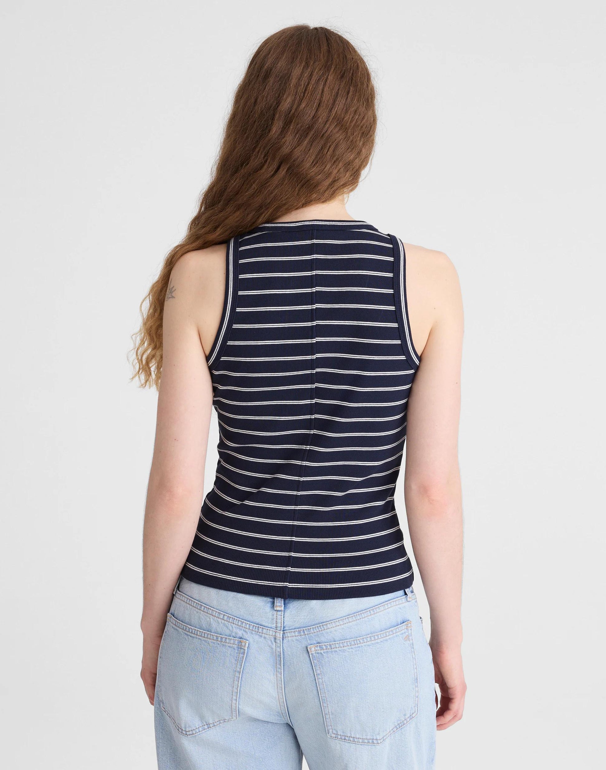 Madewell The Essential Tank in Utility Rib