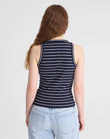 Madewell The Essential Tank in Utility Rib