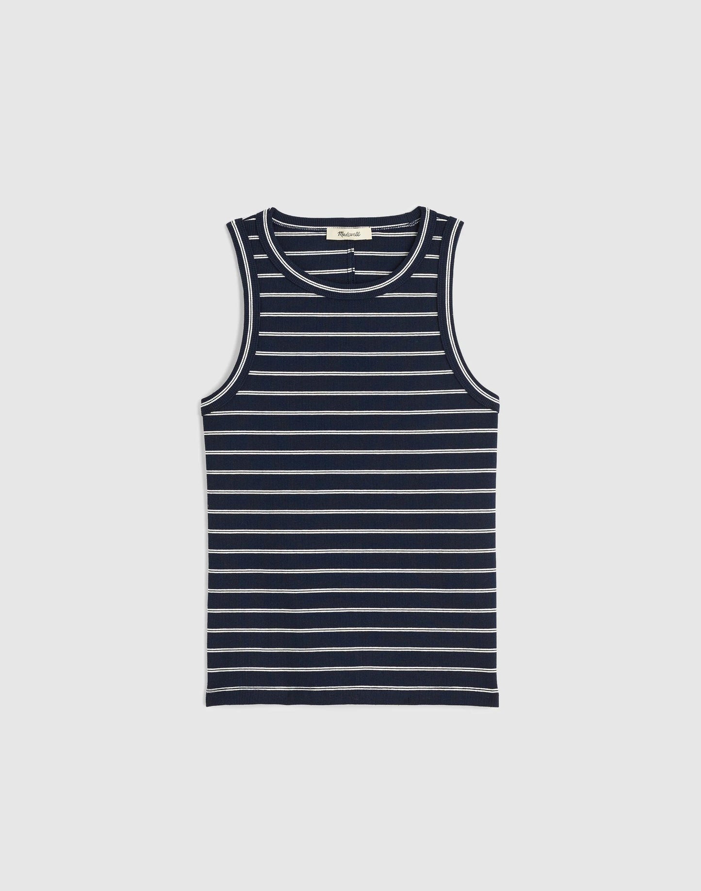 Madewell The Essential Tank in Utility Rib
