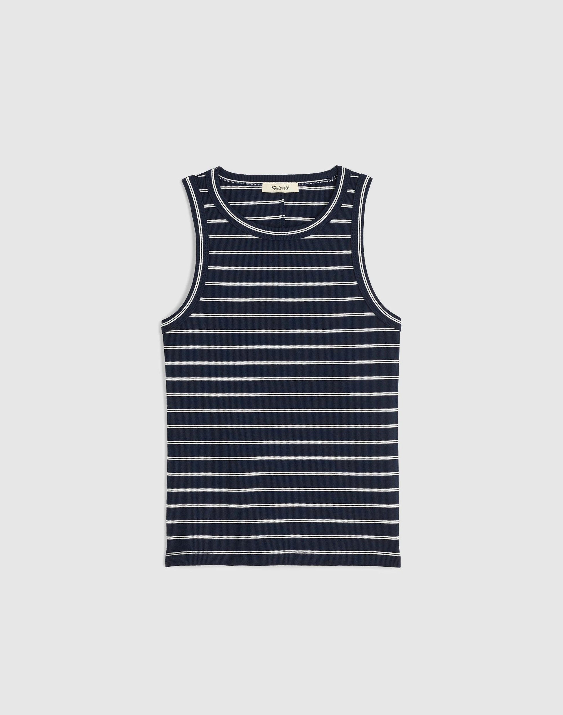 Madewell The Essential Tank in Utility Rib