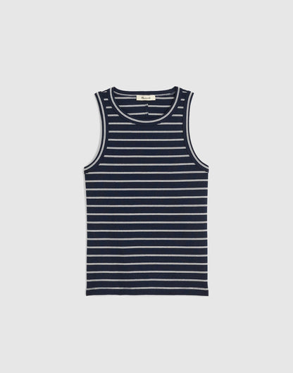 Madewell The Essential Tank in Utility Rib