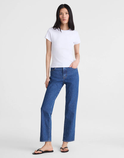 Madewell The '90s Crewneck Tee in Compact Cotton