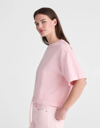 Madewell Madewell x Shopbop Boxy Crop Tee in Allday Jersey