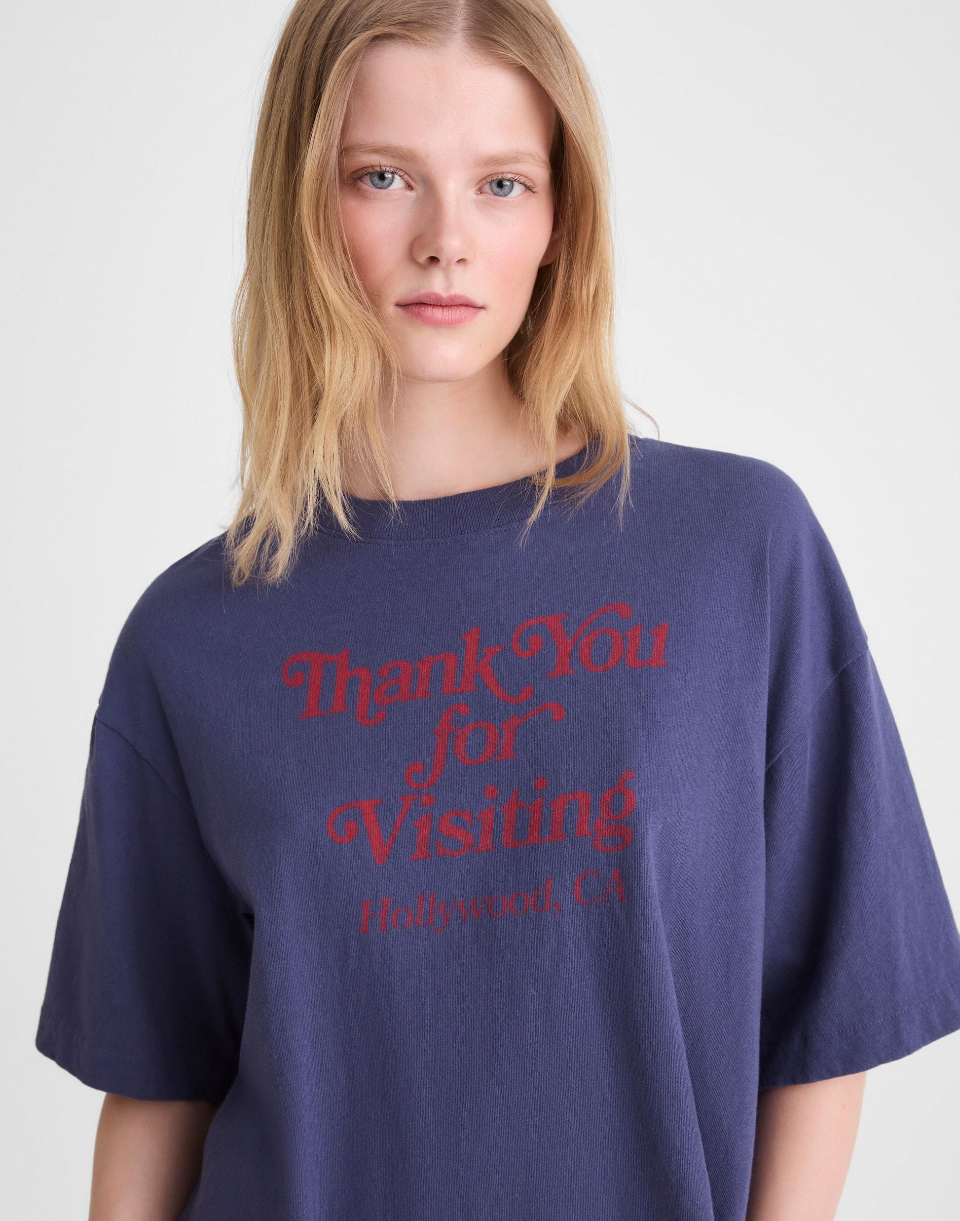 Madewell The Boxy Crop Tee in Allday Jersey