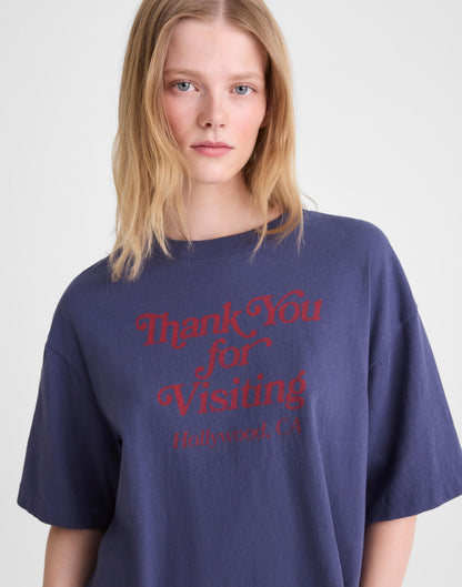Madewell The Boxy Crop Tee in Allday Jersey