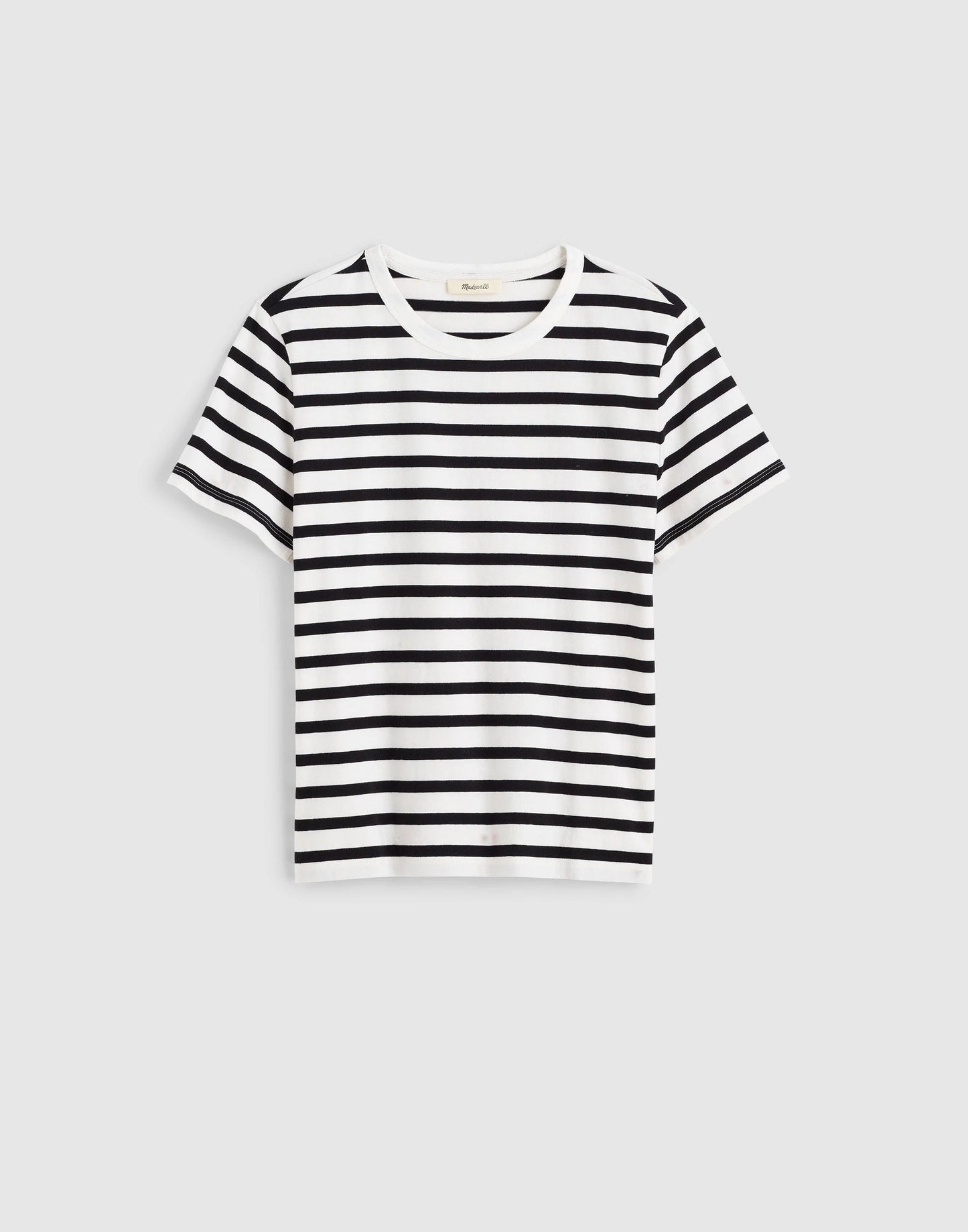 Madewell The Perfect Crewneck Tee in Allday Jersey