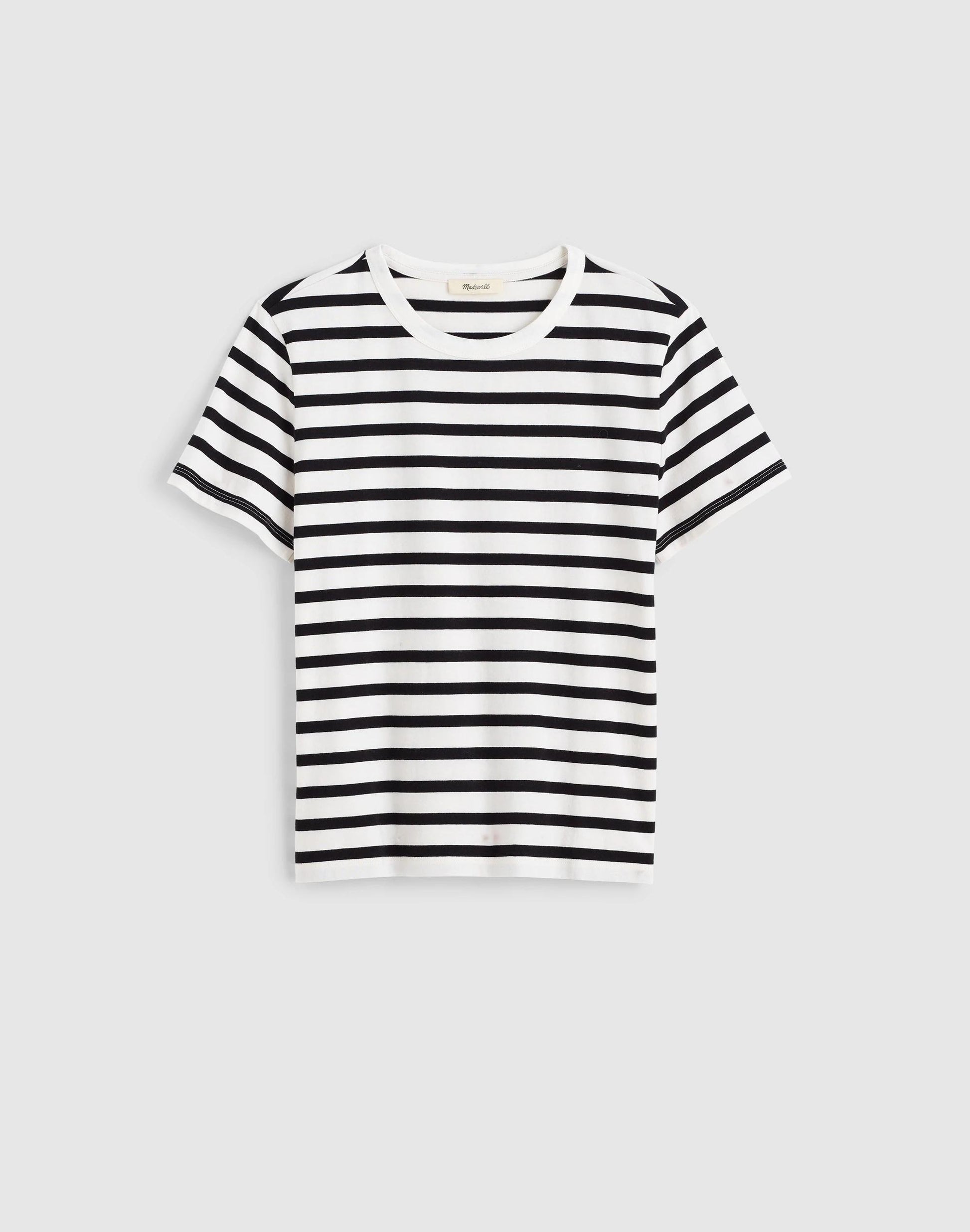 Madewell The Perfect Crewneck Tee in Allday Jersey