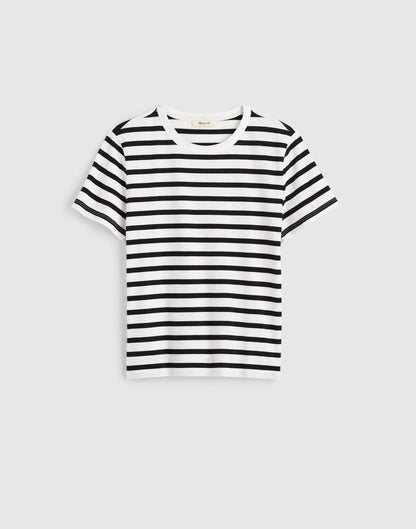 Madewell The Perfect Crewneck Tee in Allday Jersey