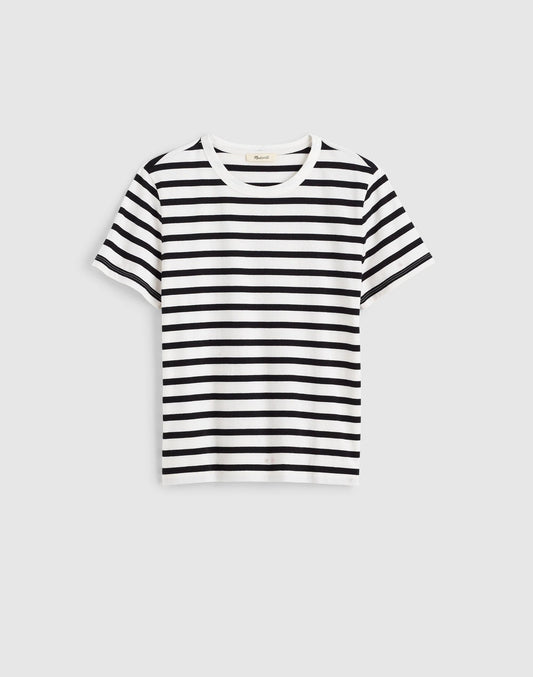 Madewell The Perfect Crewneck Tee in Allday Jersey
