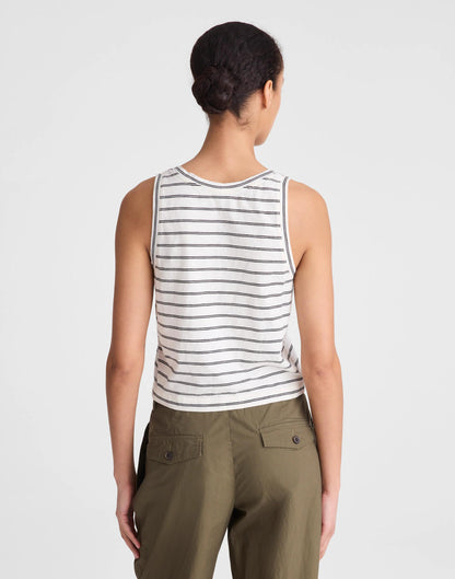 Madewell The Easy Crop Scoopneck Tank in Soft Slub