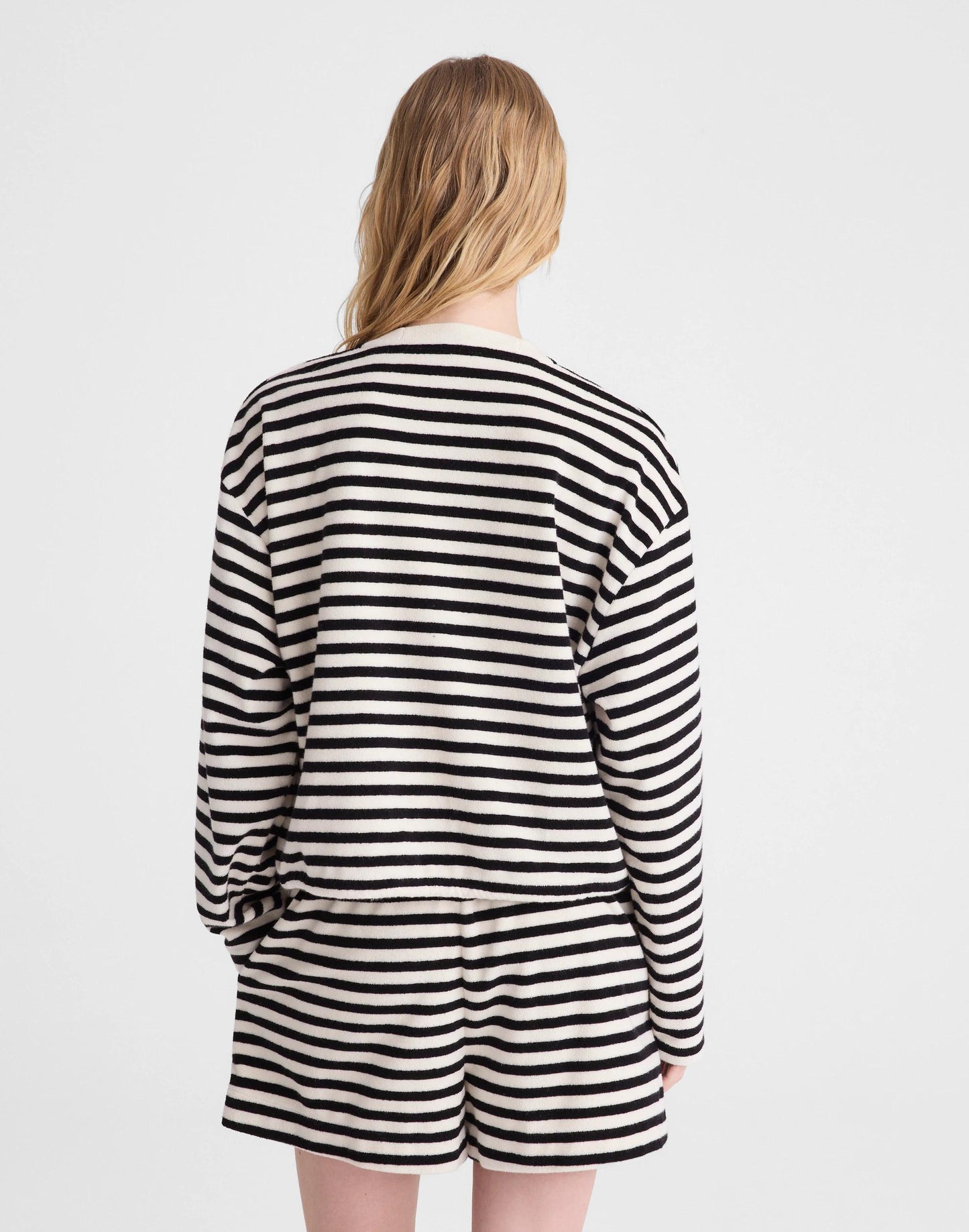 Madewell Tie-Waist Top in Terry