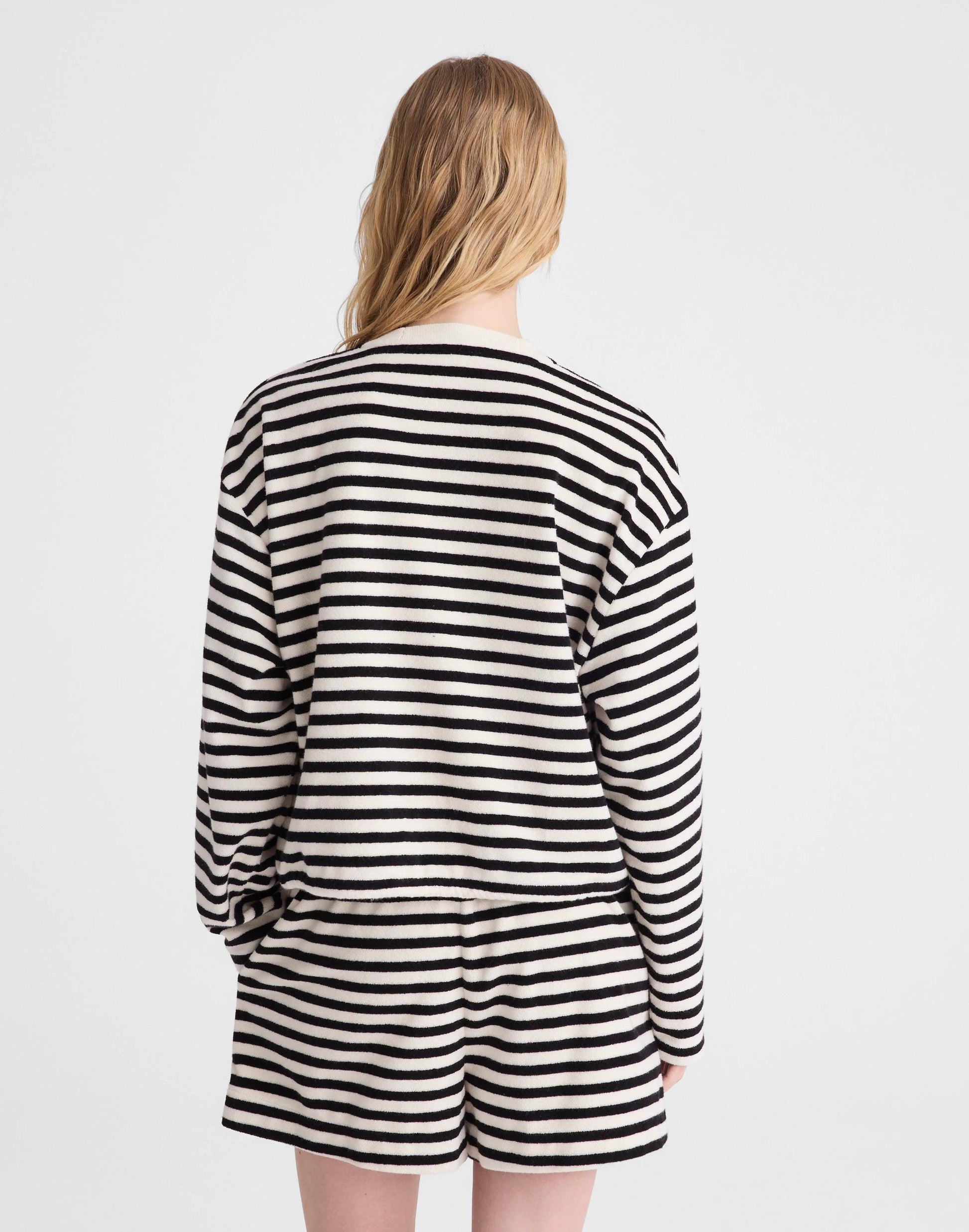 Madewell Tie-Waist Top in Terry