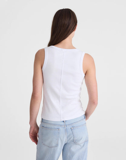 Madewell The '90s Scoopneck Tank in Compact Cotton